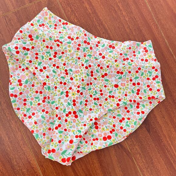 Skatie• Scarlette bikini Bottoms in CARMEL Cherry Print - Picture 3 of 11